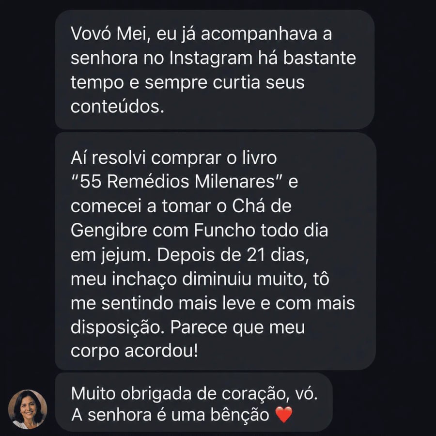 Mensagem de leitora