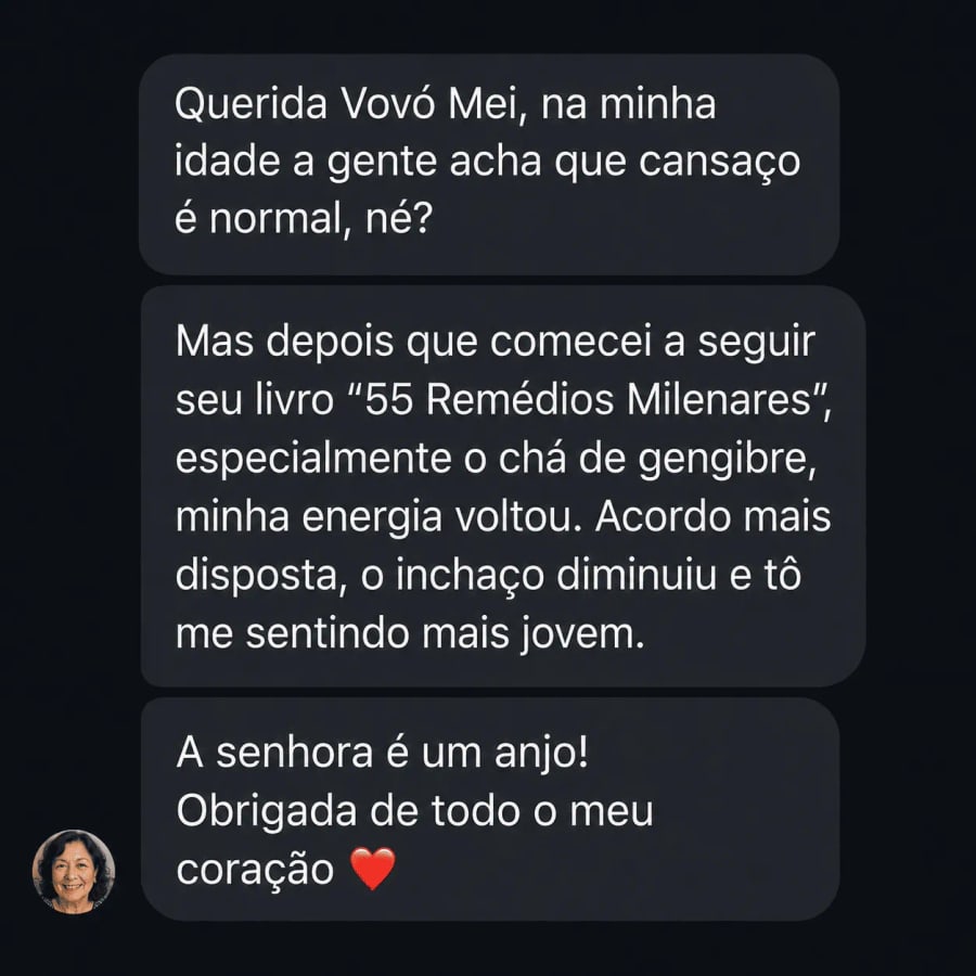 Mensagem de leitora