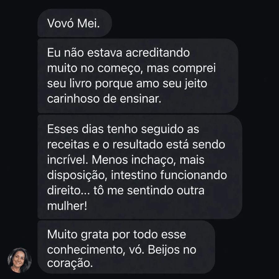 Mensagem de leitora